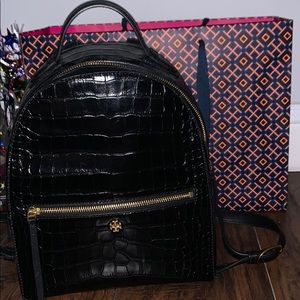 Snake skin Tory Burch Mini Backpack